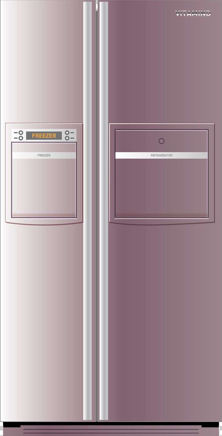 Refrigerator Purple PNG, Clipart, Daily, Daily Supplies, Double Door Refrigerator, Electric, Electronic Free PNG Download