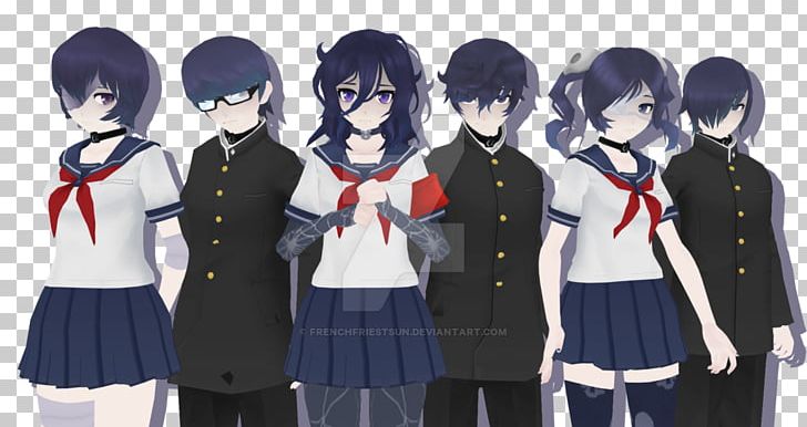 Yandere Simulator School Uniform PNG, Clipart, Anime, Armband, Art, Black Hair, Clothing Free PNG Download