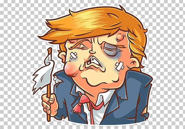 Sticker Politician PNG, Clipart, Art, Caricature, Cartoon, Cheek, Donald Trump Free PNG Download