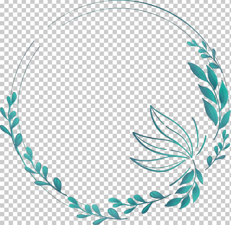 Line Art Leaf Turquoise Circle Pattern PNG, Clipart, Analytic Trigonometry And Conic Sections, Biology, Circle, Flower, Human Body Free PNG Download