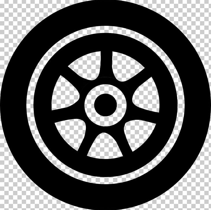 Alloy Wheel Car Spoke Rim Circle PNG, Clipart, Alloy, Alloy Wheel, Area, Automotive Tire, Black And White Free PNG Download