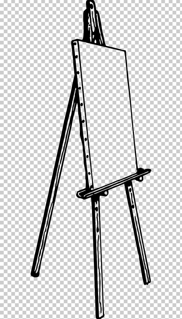 Easel Painting Artist PNG, Clipart, Angle, Art, Artist, Black And White, Clip Art Free PNG Download