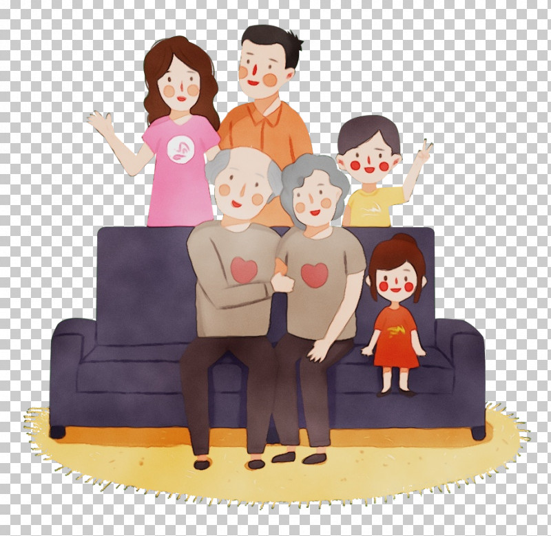 Cartoon People Furniture Sharing Animation PNG, Clipart, Animation, Cartoon, Furniture, Paint, People Free PNG Download