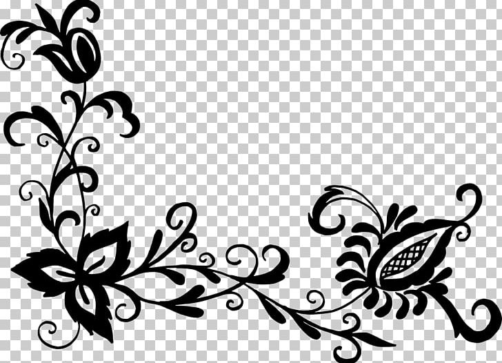 Flower Floral Design PNG, Clipart, Art, Artwork, Black, Black And White ...