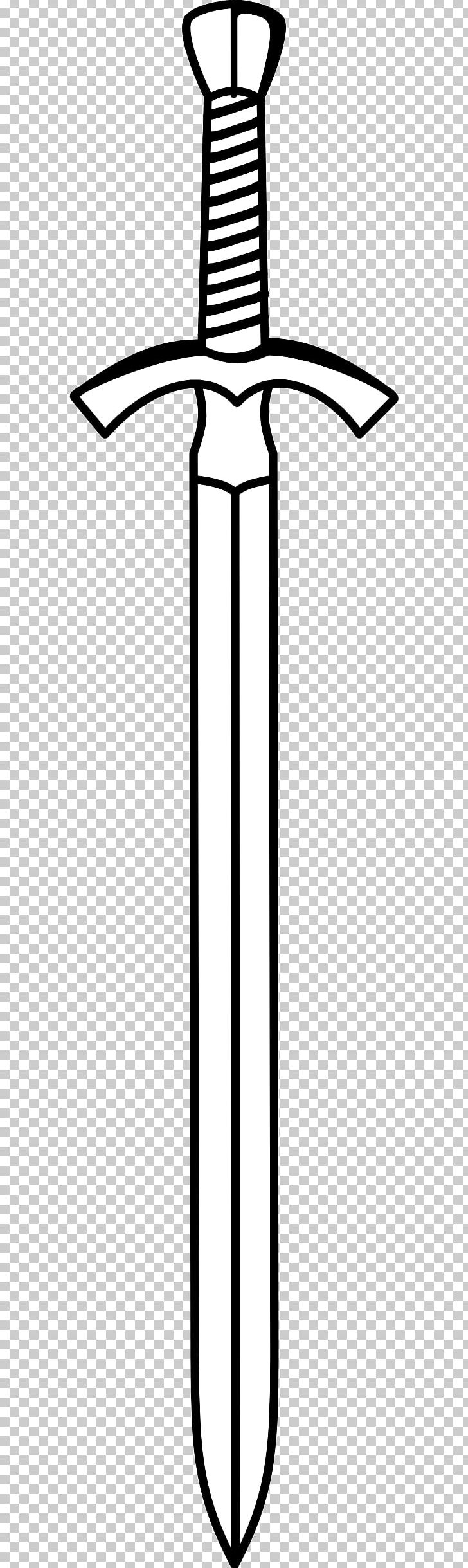 Clash Of Clans Sword Black And White Line Art Font PNG, Clipart, Angle, Black, Black And White, Clash Of Clans, Cold Weapon Free PNG Download