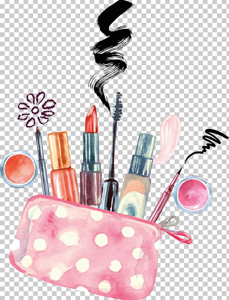 Lipstick Cosmetics Watercolor Painting Eye Shadow PNG, Clipart, Beauty, Brush, Concealer, Cosmetics, Drawing Free PNG Download