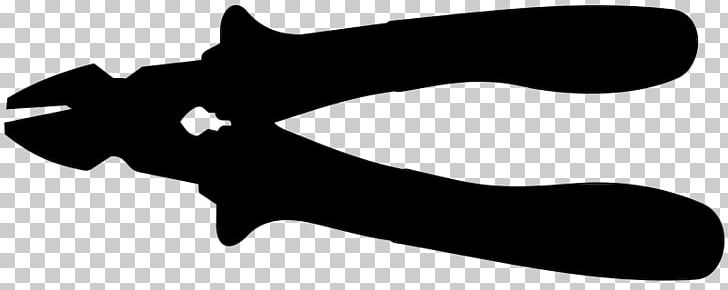 Diagonal Pliers Tool Silhouette PNG, Clipart, Angle, Black, Black And White, Carnivoran, Diagonal Pliers Free PNG Download