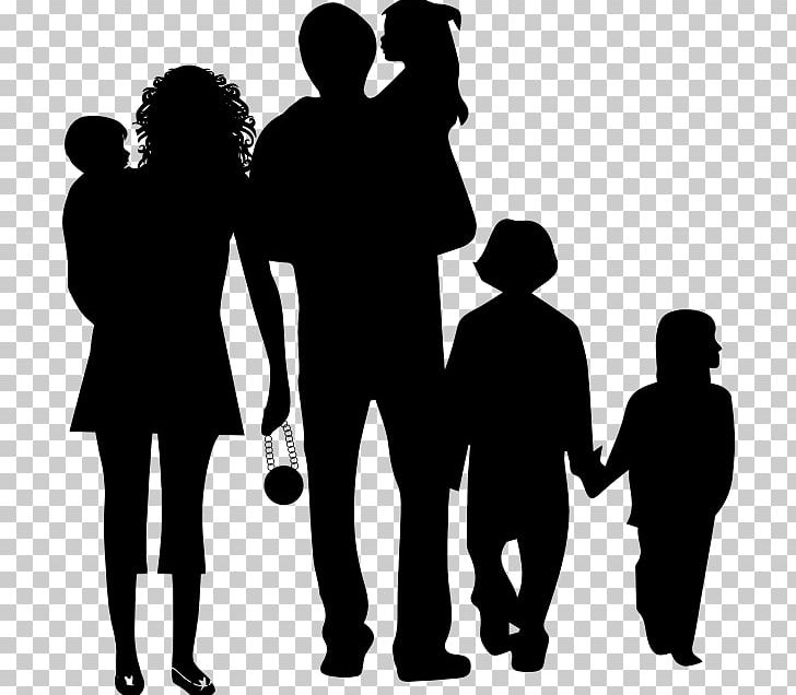 Family Silhouette PNG, Clipart, Black And White, Child, Conversation, Dra, Father Free PNG Download