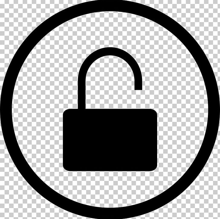 Padlock White Line PNG, Clipart, Area, Black And White, Circle, Icon Download, Line Free PNG Download
