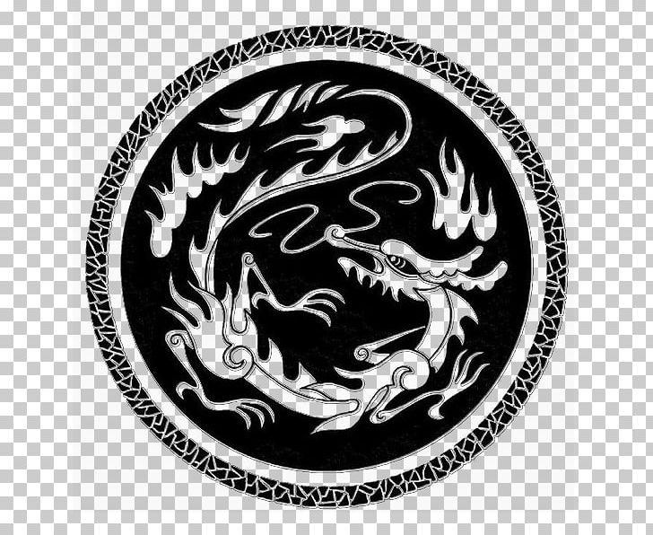 China Chinese Dragon Fenghuang PNG, Clipart, Black And White, Chinese Zodiac, Circle, Crest, Dragon Free PNG Download