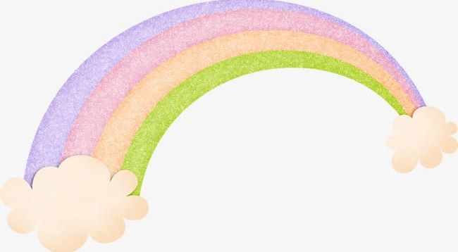 Rainbow PNG, Clipart, Baiyun, Clouds, Hand, Hand Painted, Painted Free PNG Download