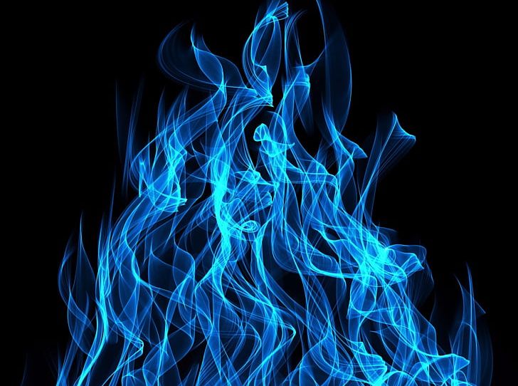 blue fire effect