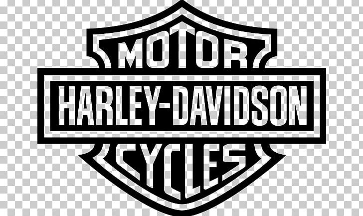 Harley-Davidson Logo Motorcycle PNG, Clipart, Area, Black And White, Brand, Clip Art, Decal Free PNG Download