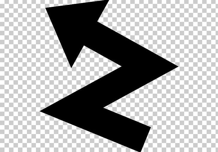 Arrow Zigzag Computer Icons PNG, Clipart, Angle, Arrow, Black, Black And White, Brand Free PNG Download