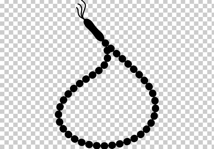 Computer Icons Tasbih Islam Misbaha Prayer PNG, Clipart, Bead, Black, Black And White, Body Jewelry, Computer Icons Free PNG Download