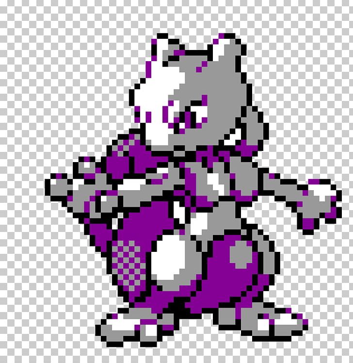 Minecraft Mewtwo Pixel Art Pokémon Yellow PNG, Clipart, Area, Art, Black, Charizard, Deviantart Free PNG Download