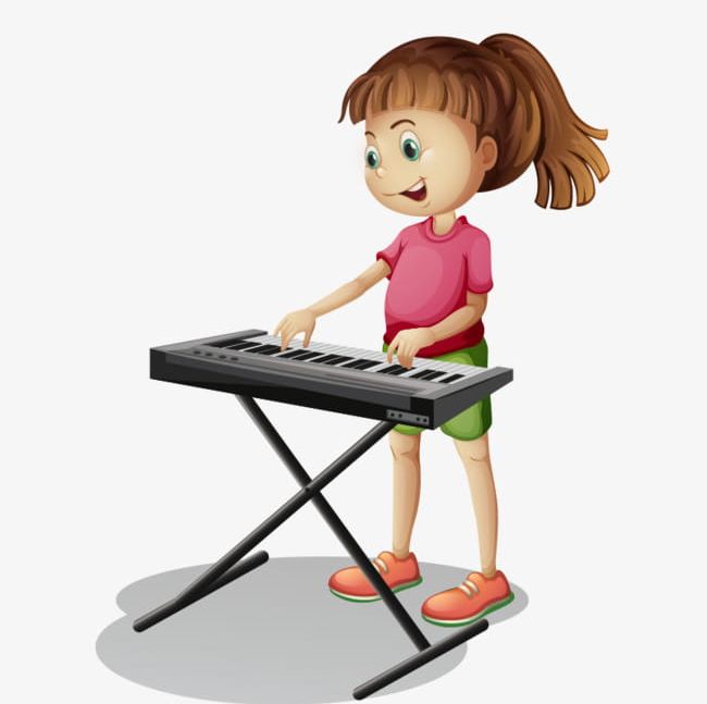 Cute Cartoon Children Play The Keyboard PNG, Clipart, Cartoon, Cartoon Clipart, Children Clipart, Cute Clipart, Girl Free PNG Download