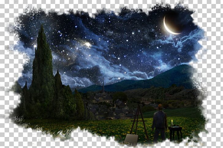 The Starry Night Artist Painting Night Sky PNG, Clipart, Art, Artist, Bala, Biome, Computer Wallpaper Free PNG Download