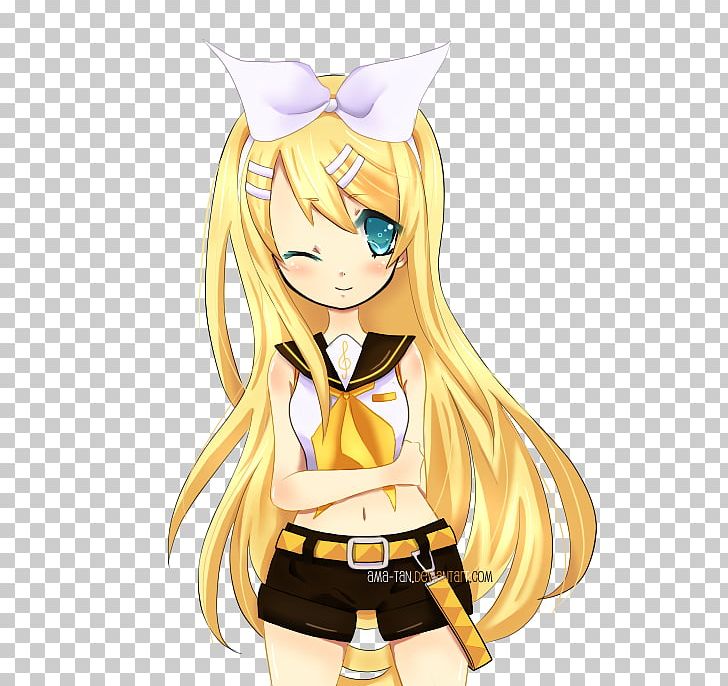 Kagamine Rin/Len Long Hair Blond Vocaloid PNG, Clipart, Animaatio, Anime, Blingee, Blond, Brown Hair Free PNG Download