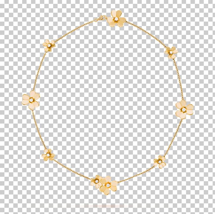 Necklace Van Cleef & Arpels Charms & Pendants Flower Jewellery PNG, Clipart, Body Jewelry, Bracelet, Chain, Charms Pendants, Colored Gold Free PNG Download