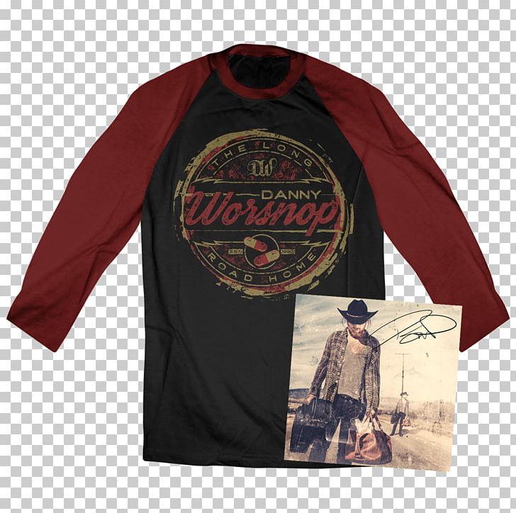 Long-sleeved T-shirt The Long Road Home Long-sleeved T-shirt PNG, Clipart, Baseball, Bluza, Brand, Clothing, Danny Worsnop Free PNG Download