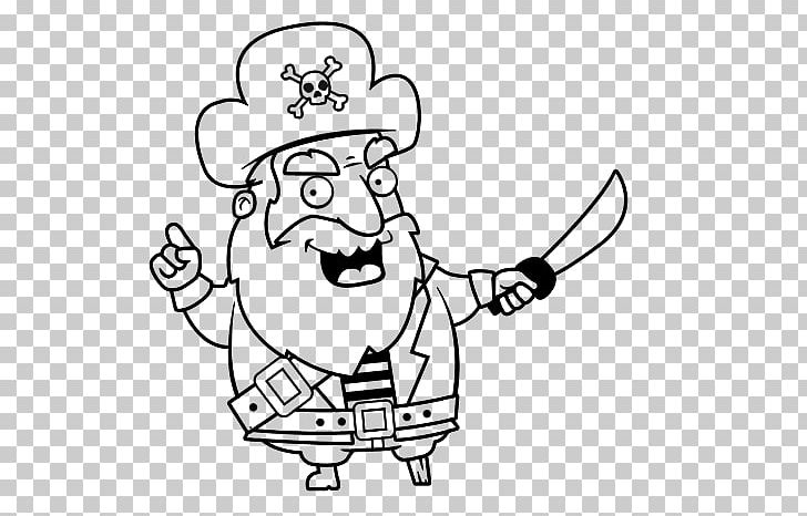 Piracy Drawing Child PNG, Clipart, Angle, Arm, Art, Black And White, Cartoon Free PNG Download