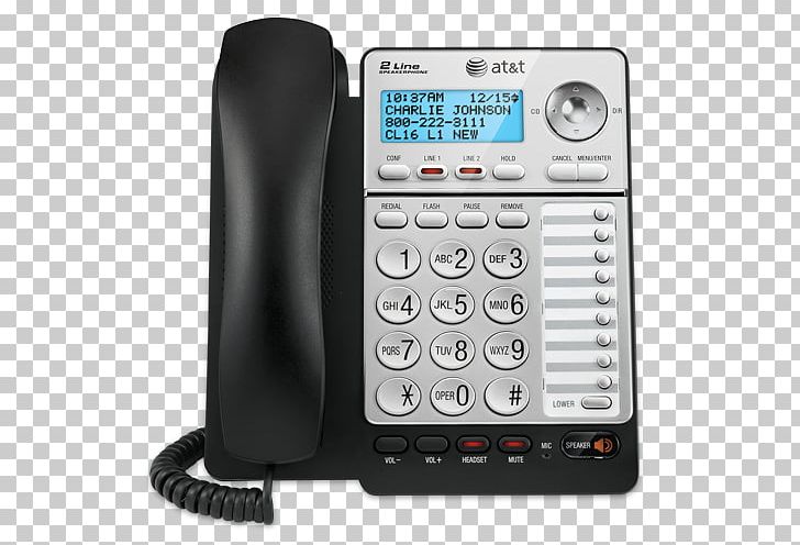 Cordless Telephone Speakerphone AT&T Caller ID PNG, Clipart, Answering Machine, Att, Caller Id, Call Waiting, Corded Phone Free PNG Download
