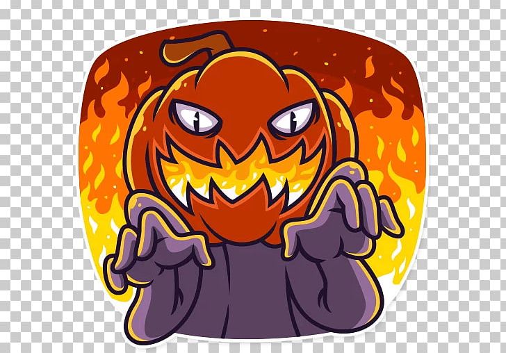 Jack-o'-lantern Sticker Halloween Telegram PNG, Clipart, Art, Cartoon, Character, Data, Download Free PNG Download