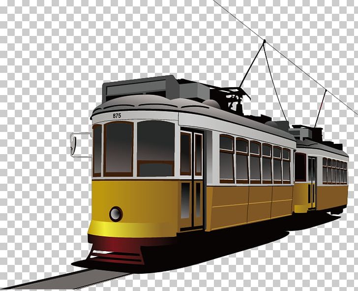 Tram Rail Transport PNG, Clipart, Beautifully Vector, Cable Car, Encapsulated Postscript, Mode Of Transport, Old Train Free PNG Download
