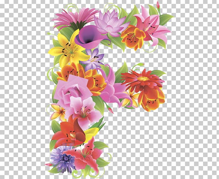 Floral Design Cut Flowers Alphabet PNG, Clipart, Alphabet, Artificial Flower, Chien, Cut Flowers, Dendrobium Free PNG Download
