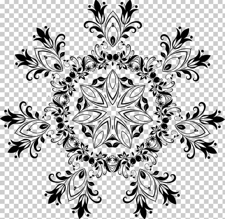 Floral Design Flower Visual Arts PNG, Clipart, Art, Black, Black And White, Circle, Drawing Free PNG Download