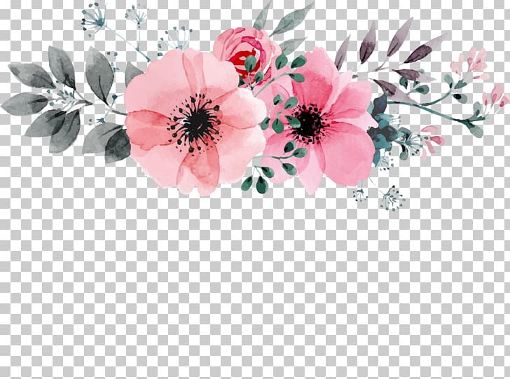 Watercolor Painting Flower Drawing Floral Design PNG, Clipart, Art, Artificial Flower, Blossom, Christmas Decoration, Design Free PNG Download
