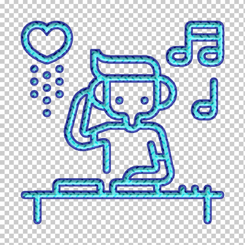 DJ Icon Wedding Icon PNG, Clipart, Cartoon, Coloring Book, Dj Icon, Line, Line Art Free PNG Download