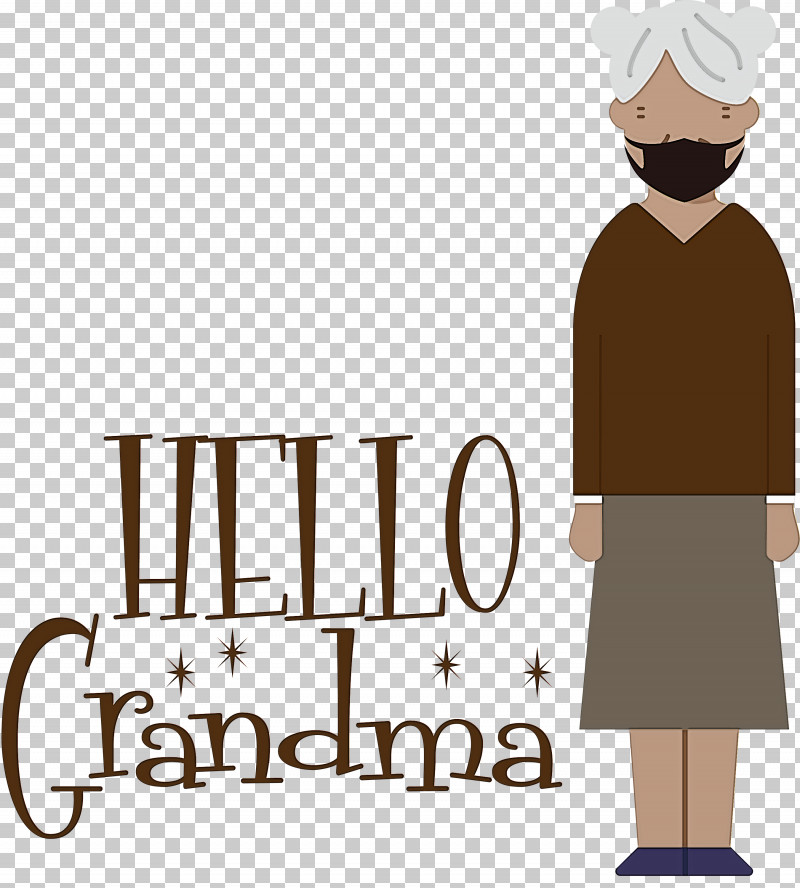 Hello Grandma Dear Grandma PNG, Clipart, Behavior, Cartoon, Human, Logo, Meter Free PNG Download