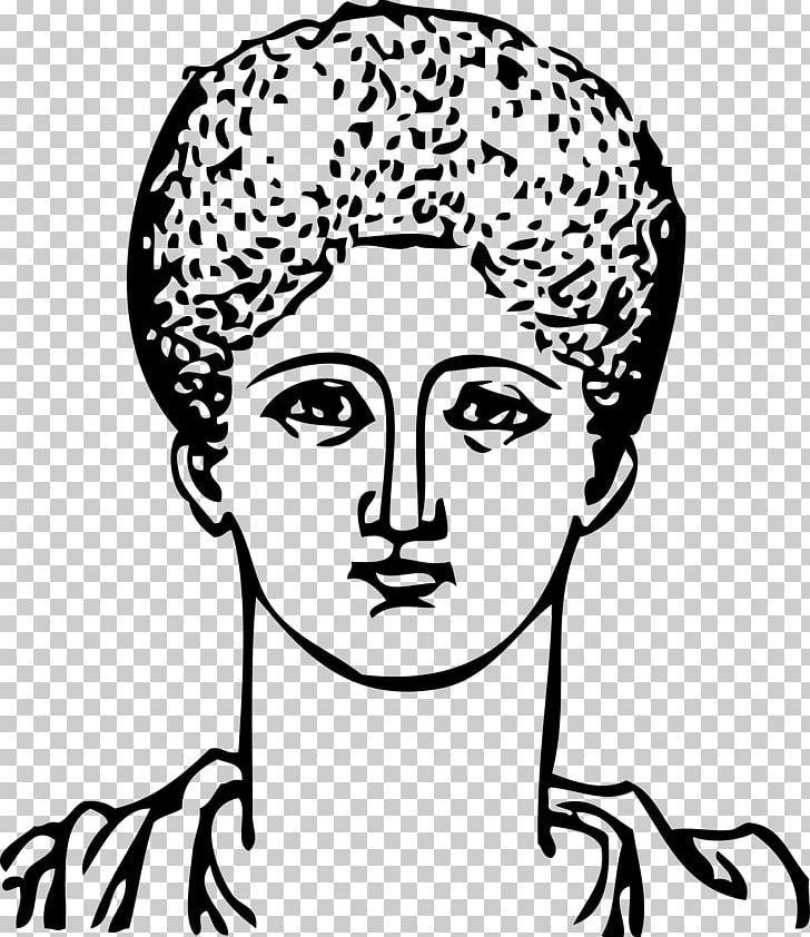Ancient Greece Hairstyle PNG, Clipart, Art, Artwork, Black And White ...