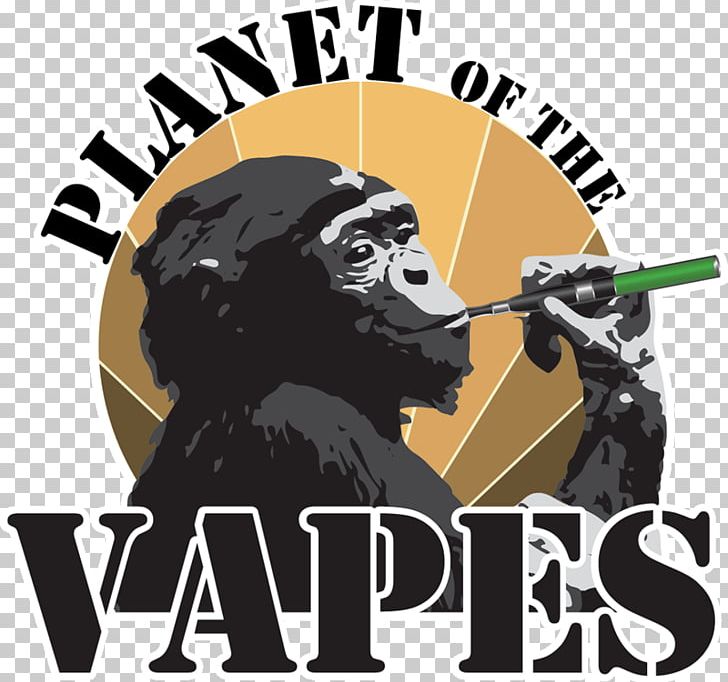 Planet Of The Vapes Electronic Cigarette Gorilla Vape Shop PNG, Clipart, Animals, Ape, Brand, Electronic Cigarette, Gorilla Free PNG Download