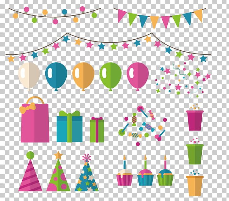 Birthday Party Flat Design PNG, Clipart, Balloon, Carnival, Carnival Mask, Encapsulated Postscript, Festival Flags Free PNG Download
