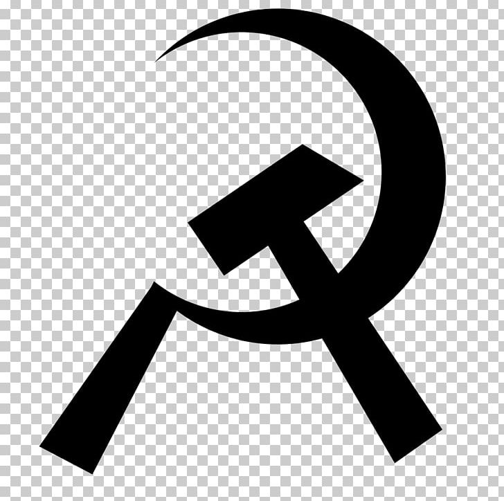 Communist Symbolism Communism Hammer And Sickle PNG, Clipart, Angle, Black And White, Brand, Communism, Communist Party Free PNG Download