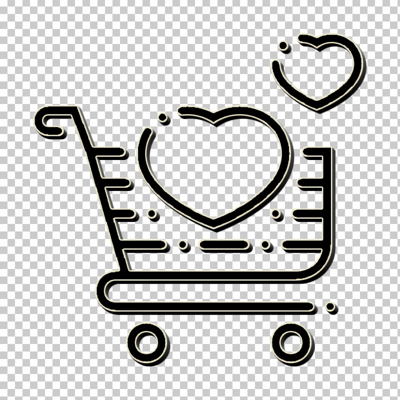 Love Icon Cart Icon PNG, Clipart, Cart Icon, Heart, Line, Line Art, Love Icon Free PNG Download