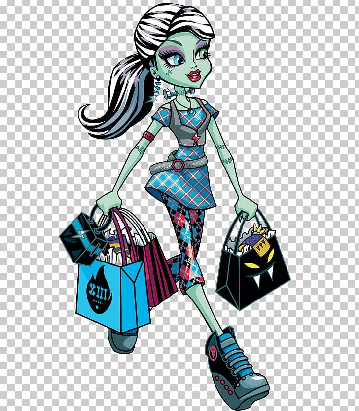 Frankie Stein Frankenstein's Monster Monster High Doll PNG, Clipart, Art, Character, Doll, Fashion Design, Fictional Character Free PNG Download
