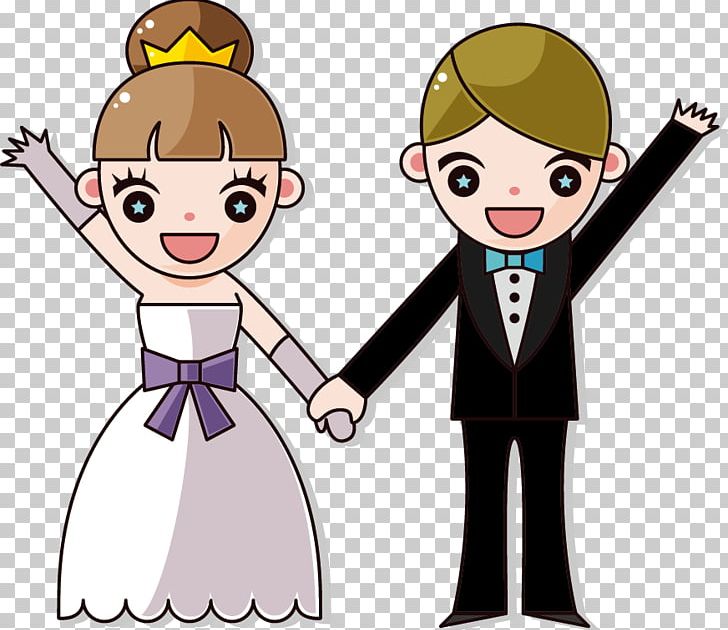 Wedding Invitation Bridegroom Illustration PNG, Clipart, Boy, Boy Cartoon, Bride, Cartoon Character, Cartoon Couple Free PNG Download
