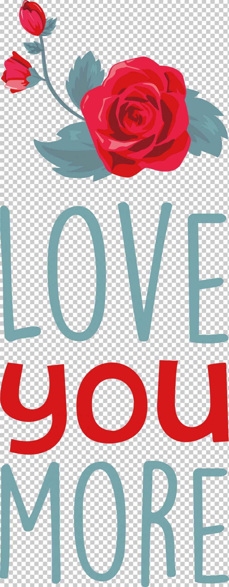 Love You More Valentines Day Valentine PNG, Clipart, Cut Flowers, Floral Design, Flower, Garden Roses, Logo Free PNG Download