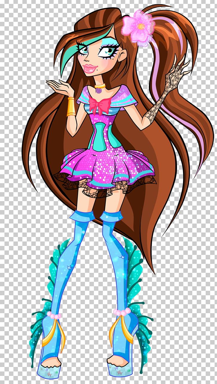 Monster High Ever After High Doll Cousin PNG, Clipart, Anime, Art, Brown Hair, Calipso, Clothing Free PNG Download