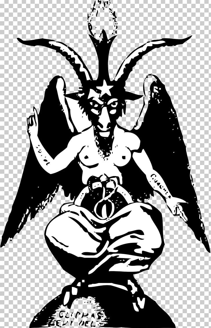 Baphomet Theistic Satanism Church Of Satan Symbol PNG, Clipart, Artwork, Bird, Demon, Devil, Eliphas Levi Free PNG Download
