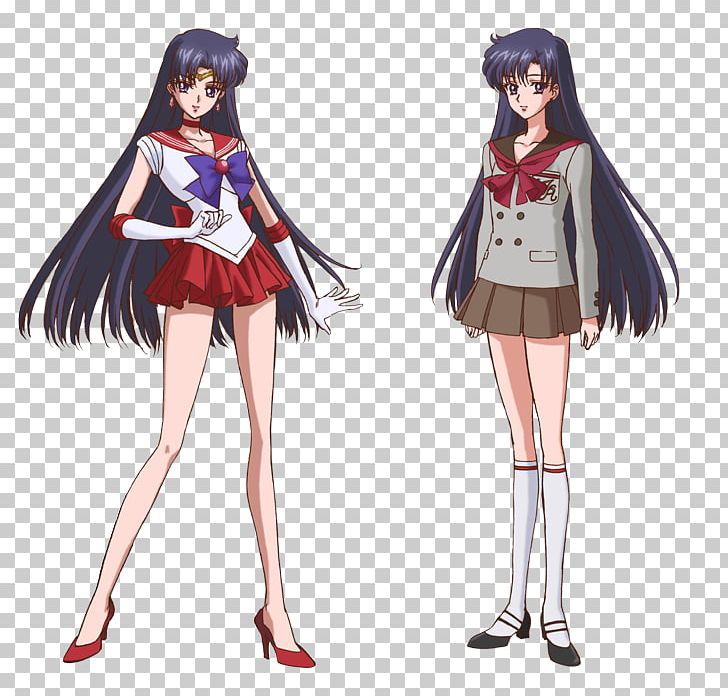 Sailor Mars Sailor Uranus Sailor Venus Sailor Mercury Sailor Moon PNG, Clipart, Anime, Black Hair, Brown Hair, Character, Clothing Free PNG Download