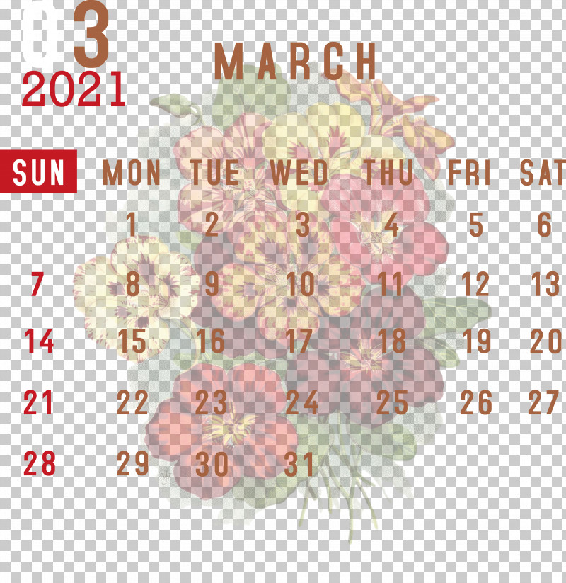 March 2021 Printable Calendar March 2021 Calendar 2021 Calendar PNG, Clipart, 2021 Calendar, Flower, Geometry, Line, March 2021 Printable Calendar Free PNG Download