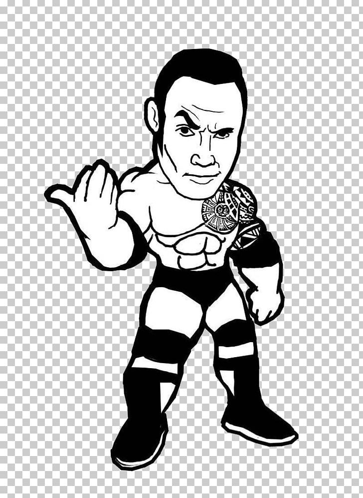 Dwayne Johnson Drawing Cartoon Professional Wrestler PNG, Clipart, Arm, Black, Boy, Cartoon, Comics Free PNG Download