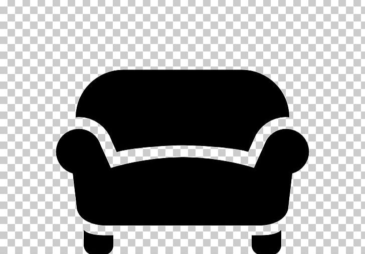 Couch Living Room Computer Icons Chair Furniture PNG, Clipart, Angle, Black And White, Chair, Computer Icons, Couch Free PNG Download