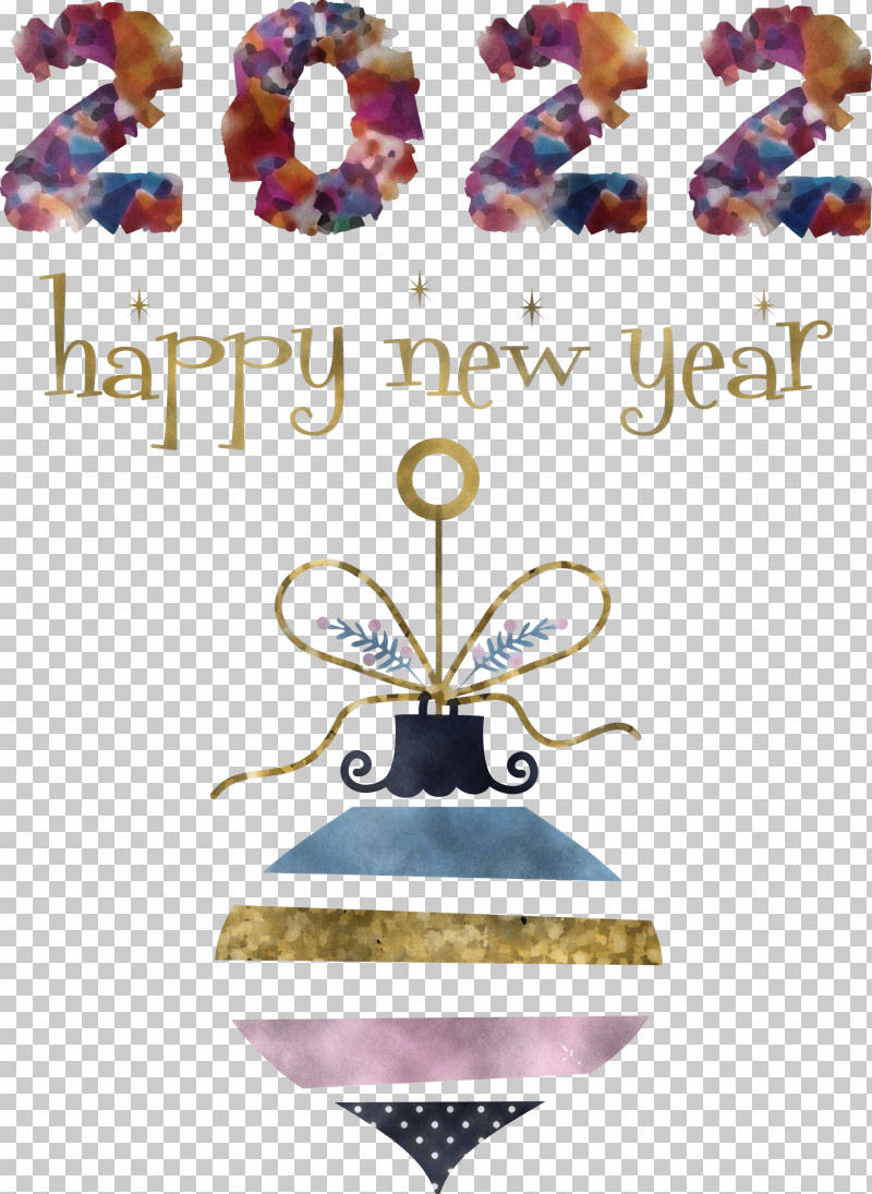 2022 Happy New Year 2022 2022 New Year PNG, Clipart, Jewellery, Meter, Pollinator, Purple Free PNG Download