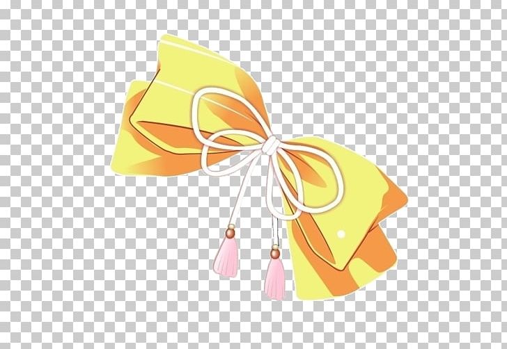 Butterfly Yellow Shoelace Knot PNG, Clipart, Animation, Bow, Bows, Bow Tie, Butterfly Free PNG Download